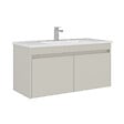 HABITAT ET JARDIN - Meuble Vasque "Arno 100" - 100 x 45 x 52 cm - Cashmere - vignette
