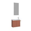 HABITAT ET JARDIN - Ensemble Meuble Vasque avec Miroir (2 Pièces) "Ferla 60" - 60 x 22 x 50 cm - Matte Cinnamon - vignette
