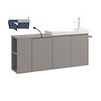 HABITAT ET JARDIN - Meuble Vasque "Ferla 110" - 110 x 22 x 45 cm - Matte Mink - vignette