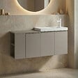 HABITAT ET JARDIN - Meuble Vasque "Ferla 110" - 110 x 22 x 45 cm - Matte Mink - vignette