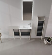 HABITAT ET JARDIN - Meuble Vasque "Ferla 110" - 110 x 22 x 45 cm - Matte Mink - vignette