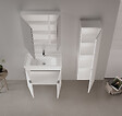 HABITAT ET JARDIN - Meuble Vasque "Desna 80" - 80 x 45 x 58 cm - Matte White - vignette
