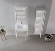 HABITAT ET JARDIN - Meuble Vasque "Arno 65" - 65 x 45 x 52 cm - Cashmere - vignette