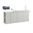 HABITAT ET JARDIN - Meuble Vasque "Ferla 110" - 110 x 22 x 45 cm - Matte Cashmere - vignette