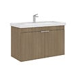 HABITAT ET JARDIN - Meuble Vasque "Desna 90" - 90 x 45 x 58 cm - Sonomo Oak - vignette