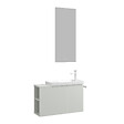 HABITAT ET JARDIN - Ensemble Meuble Vasque avec Miroir (2 Pièces) "Ferla 80" - 80 x 22 x 45 cm - Matte Cashmere - vignette