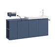 HABITAT ET JARDIN - Meuble Vasque "Ferla 110" - 110 x 22 x 45 cm - Petrol Blue - vignette