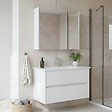 HABITAT ET JARDIN - Ensemble Meuble Vasque avec Miroir (2 Pièces) "Arno 85" - 85 x 45 x 52 cm - White - vignette