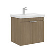 HABITAT ET JARDIN - Meuble Vasque "Desna 60" - 60 x 45 x 58 cm - Sonomo Oak - vignette