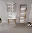 HABITAT ET JARDIN - Meuble Vasque "Desna 60" - 60 x 45 x 58 cm - Sonomo Oak - vignette