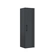 HABITAT ET JARDIN - Armoire de Salle de Bain "Bari 40" - 40 x 32 x 138 cm - Matte Anthracite - vignette