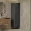 HABITAT ET JARDIN - Armoire de Salle de Bain "Ferla 30" - 30 x 25 x 100 cm - Matte Anthracite - vignette