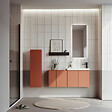 HABITAT ET JARDIN - Armoire de Salle de Bain "Ferla 30" - 30 x 25 x 100 cm - Matte Cinnamon - vignette