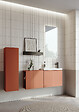 HABITAT ET JARDIN - Armoire de Salle de Bain "Ferla 30" - 30 x 25 x 100 cm - Matte Cinnamon - vignette