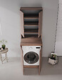 HABITAT ET JARDIN - Armoire de Salle de Bain "Bosco Lume 70" - 70 x 36 x 100 cm - Dark Walnut - vignette