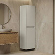 HABITAT ET JARDIN - Armoire de Salle de Bain "Arno 40" - 40 x 27 x 138 cm - Cashmere - vignette
