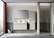 HABITAT ET JARDIN - Armoire de Salle de Bain "Arno 40" - 40 x 27 x 138 cm - Cashmere - vignette