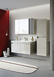 HABITAT ET JARDIN - Armoire de Salle de Bain "Arno 40" - 40 x 27 x 138 cm - Cashmere - vignette