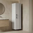 HABITAT ET JARDIN - Armoire de Salle de Bain "Bari 40" - 40 x 32 x 138 cm - Matte White - vignette