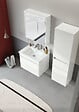 HABITAT ET JARDIN - Armoire de Salle de Bain "Arno 40" - 40 x 27 x 138 cm - White - vignette