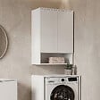 HABITAT ET JARDIN - Armoire de Salle de Bain "Bosco Lume 70" - 70 x 36 x 100 cm - Matte White - vignette