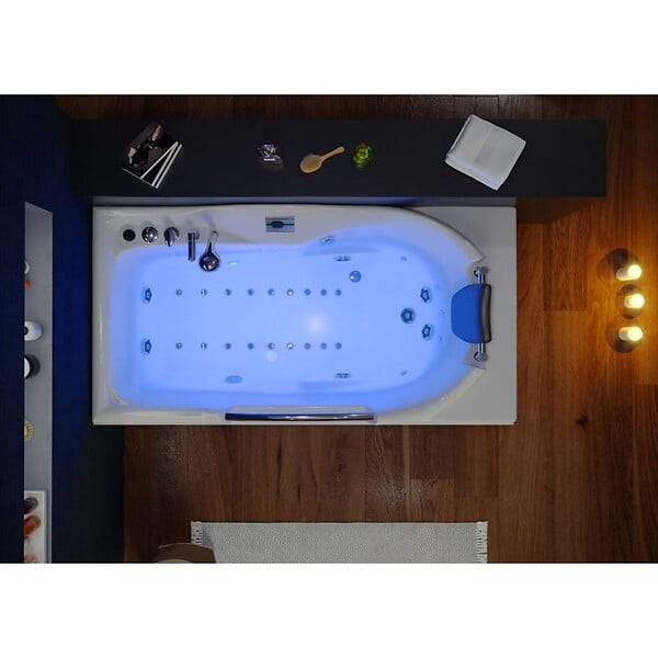 DISTRIBAIN - Baignoire balnéo G-Fidji 30 jets Whirlpool - large