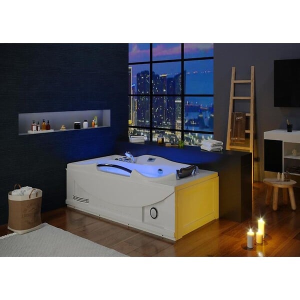 DISTRIBAIN - Baignoire balnéo G-Fidji 30 jets Whirlpool - large