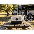 SAHARA - Barbecue à Gaz Portable Compact 2,7kW Grille Fonte Mini Barbecue de Table Inox Kit Planche à Découper Bois 2/4 Personnes Sahara - vignette