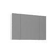 HABITAT ET JARDIN - Meuble Salle de Bain avec Miroir "Bari 100" - 97 x 16 x 66 cm - Matte White - vignette