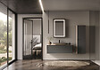 HABITAT ET JARDIN - Miroir Décoratif en Bois "Craft 60 x 90 v2" - 60 x 10 x 90 cm - Matte Anthracite - vignette