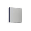 HABITAT ET JARDIN - Meuble Salle de Bain avec Miroir "Bari 60" - 60 x 16 x 66 cm - Matte Navy Blue - vignette