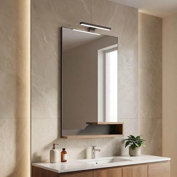 HABITAT ET JARDIN - Miroir Décoratif en Bois "Galia 60" - 60 x 14 x 100 cm - Oak - large