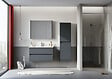 HABITAT ET JARDIN - Meuble Salle de Bain avec Miroir "Arno 80" - 79 x 16 x 66 cm - Grey / Anthracite - vignette