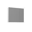 HABITAT ET JARDIN - Meuble Salle de Bain avec Miroir "Bari 80" - 75 x 16 x 66 cm - Matte White - vignette