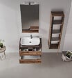 HABITAT ET JARDIN - Miroir Décoratif en Bois "Galia 60" - 60 x 14 x 100 cm - Dark Walnut - vignette