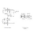 GROHE - Lot de 2 robinets lavabo muraux Essence 2 trous taille M chromé - vignette