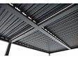 HABITAT ET JARDIN - Pergola bioclimatique avec 9 persiennes en aluminium "Kensington" - 3 x 6 m - Gris - vignette