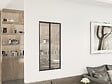 HABITAT ET JARDIN - Verrière atelier en aluminium "Panorama" - 60 x 105 cm - Noir - vignette