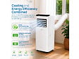 HABITAT ET JARDIN - Climatiseur mobile 7000 BTU avec tuyau d'évacuation - 20 m2 - vignette