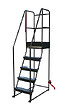 FIMM - Escabeau roulant étroit 5 marches 150 kg - FIMM - 830008730 - vignette