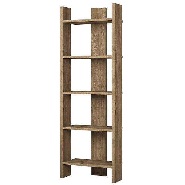 HABITAT ET JARDIN - Bibliothèque en bois "Virba" - 52 x 22 x 149 cm - Noyer - large