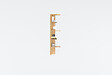 HABITAT ET JARDIN - Bibliothèque en bois "Bled" - 40 x 21 x 160 cm - Beige - vignette