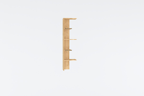 HABITAT ET JARDIN - Bibliothèque en bois "Bled" - 40 x 21 x 160 cm - Beige - large