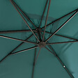 HAPPY GARDEN - Parasol déporté MOLOKAI carré 3x3m bleu + housse - vignette