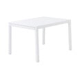 HAPPY GARDEN - Salon de jardin VENEZIA extensible 132/264 en aluminium blanc - 10 places - vignette