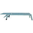 HAPPY GARDEN - Bain de soleil BARBADOS en textilène bleu clair - aluminium bleu clair - vignette