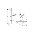 HANSGROHE - HANSGROHE Combi douche 105 3jet Relaxation avec barre 65 cm ShowerTablet Select 400 chromé - vignette