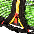 HAPPY GARDEN - Pack Premium Trampoline 370cm réversible vert / bleu PERTH + filet, échelle, bâche et kit d'ancrage - vignette