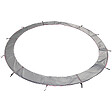 HAPPY GARDEN - Matelas de protection réversible pour trampoline Ø370cm PERTH - gris/rose - vignette