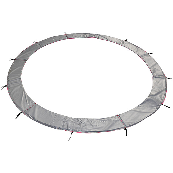 HAPPY GARDEN - Matelas de protection réversible pour trampoline Ø180cm CAIRNS - gris/rose - large